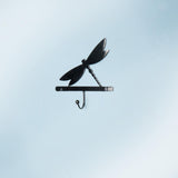 black metal butterfly wall hook - ellementry