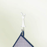 silver metal rabbit wall hook - ellementry