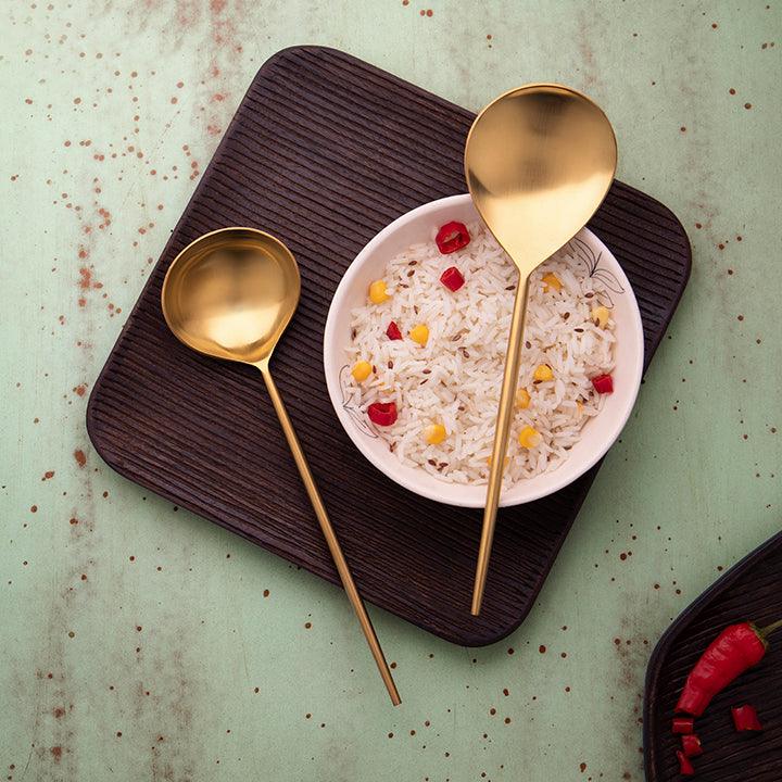 Aura Gold Serving Set of Two