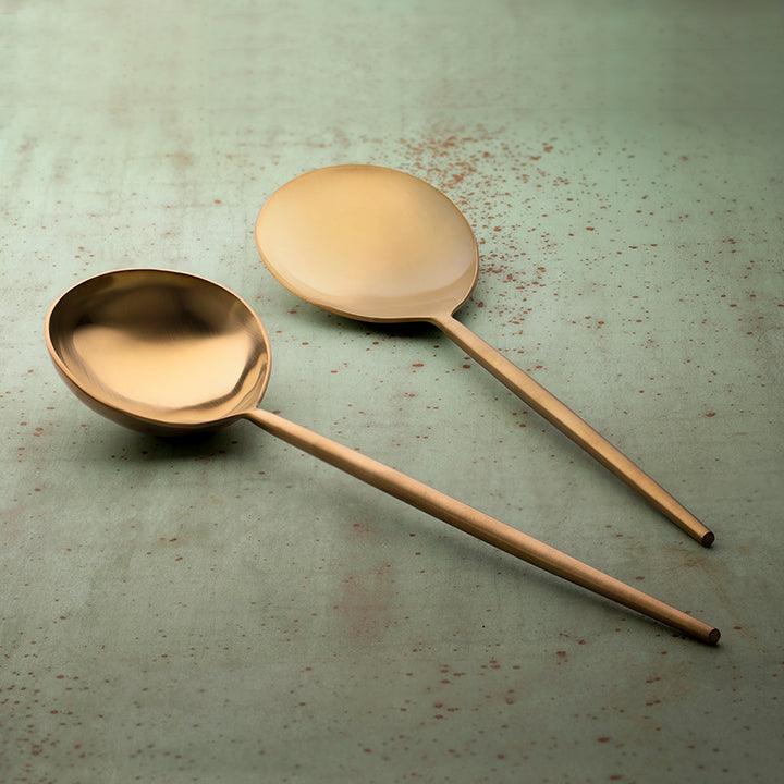 Aura Gold Serving Set of Two