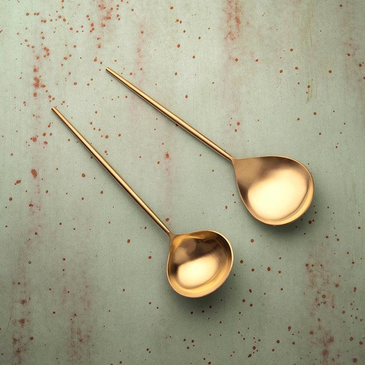 Aura Gold Serving Set of Two