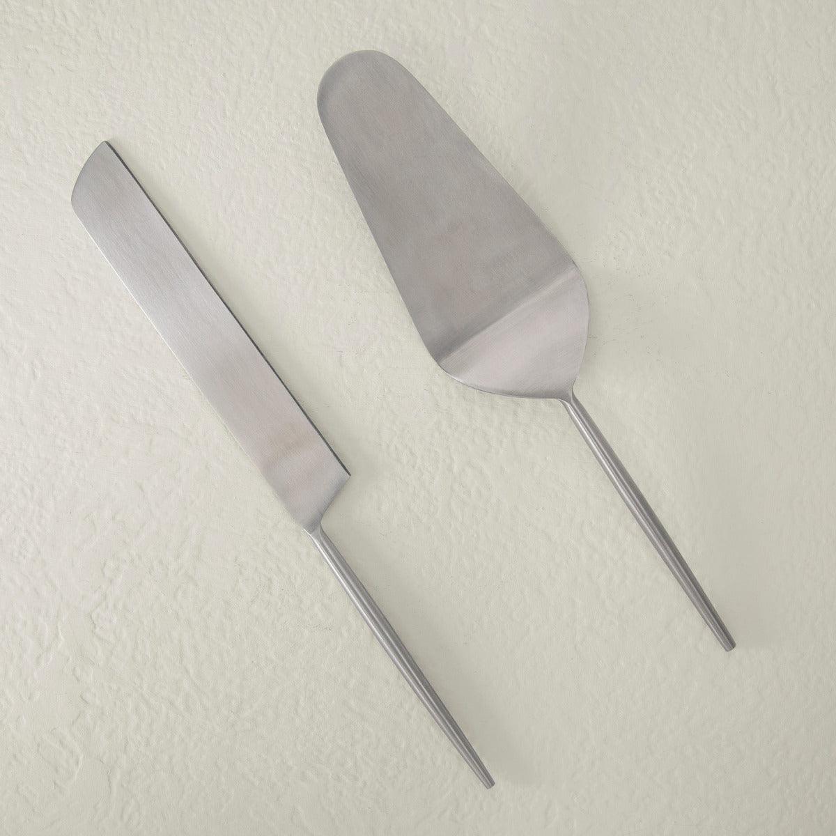 Aura Silver Cake Set Of Two