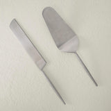 aura silver cake set of two - ellementry