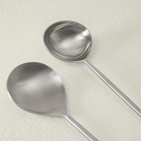 aura silver serving set of two - ellementry