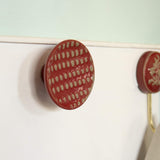 Red Ceramic Wall Hook - ellementry