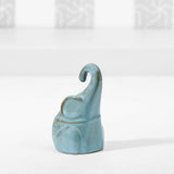 Aqua Rustic Ceramic Minikin(small) - ellementry