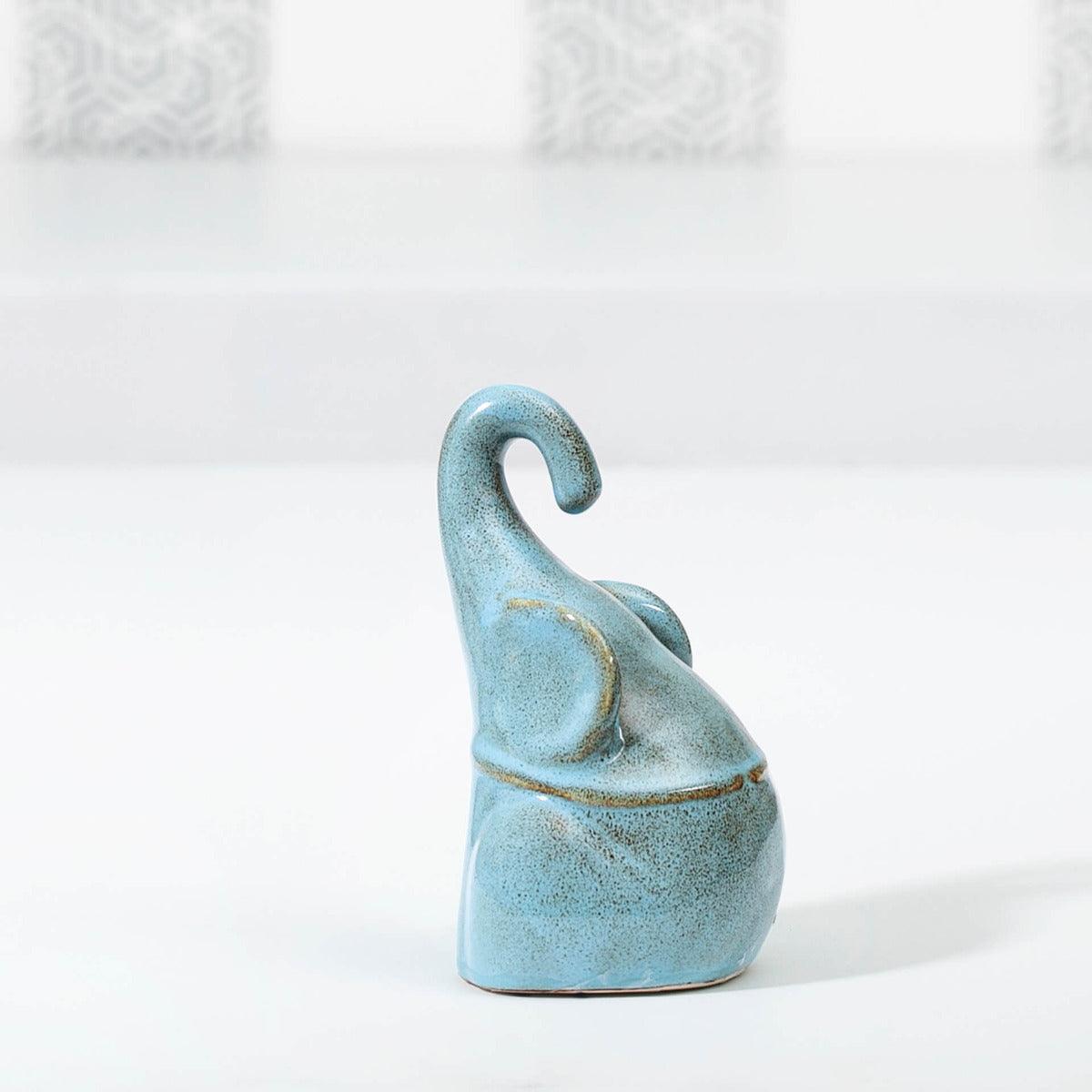 Aqua Rustic Ceramic Minikin(small)