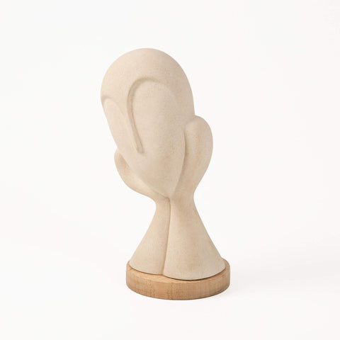Spellbound Face Ceramic Sculpture - ellementry