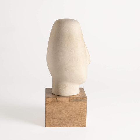 Firm Face Ceramic Sculpture - ellementry