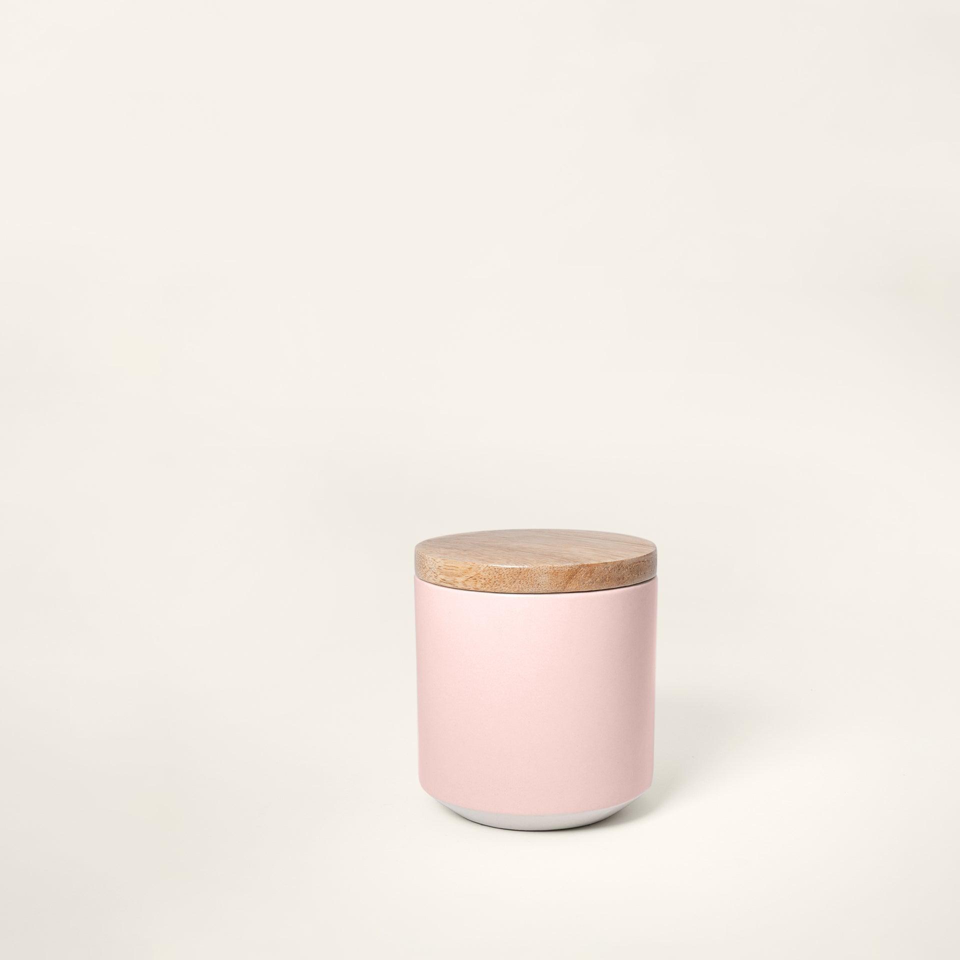 peach life ceramic sugar pot