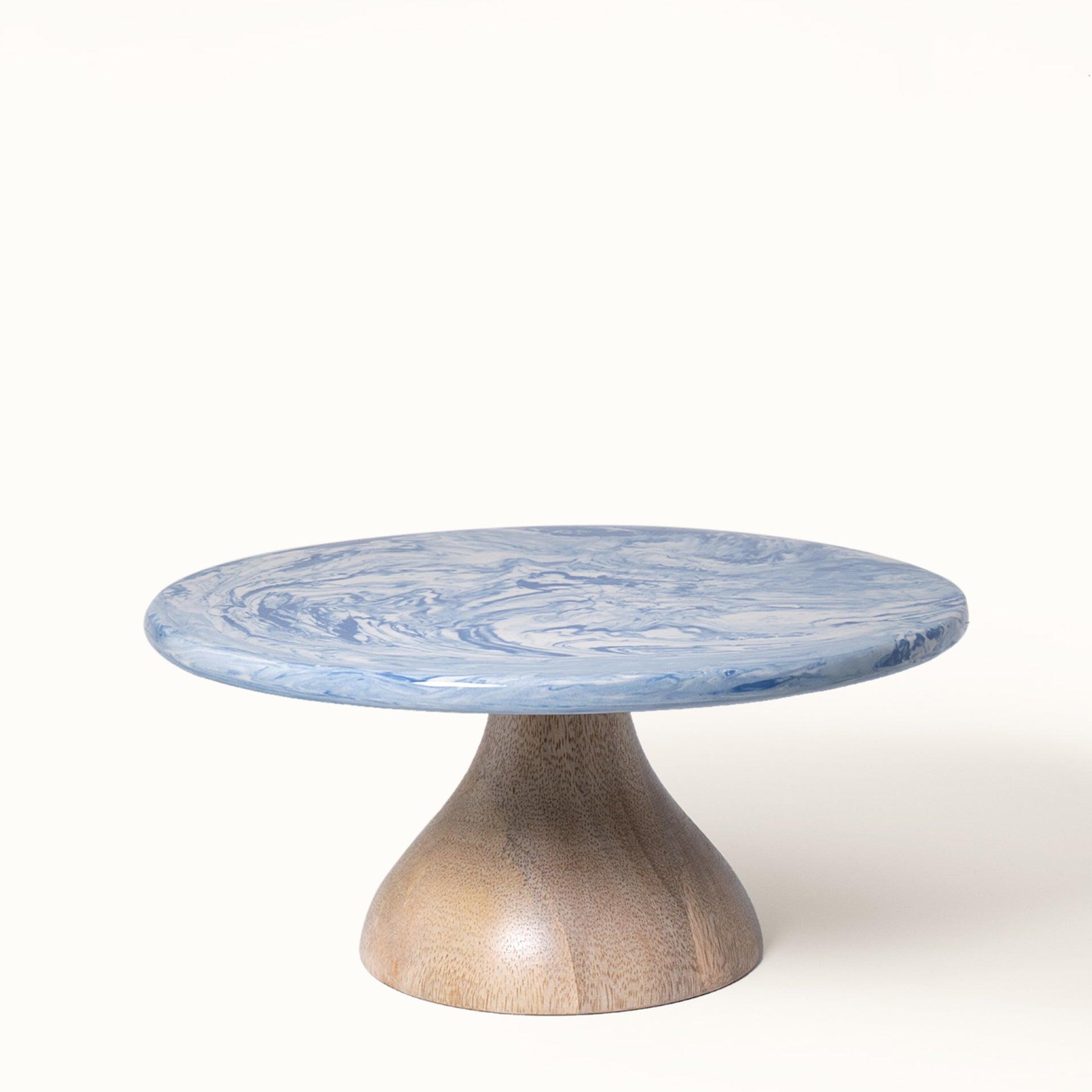 the earth ceramic cake stand