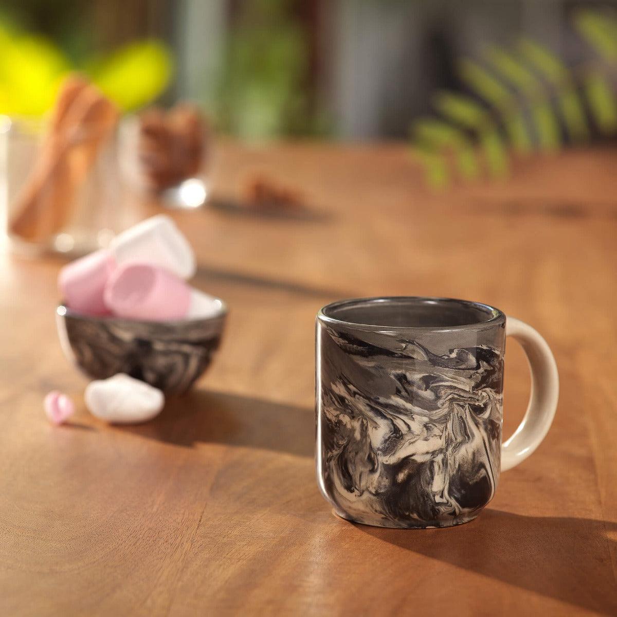 carbon ceramic mug