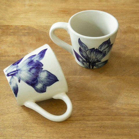 Magnolia Coffee Mug Set of 2 - ellementry