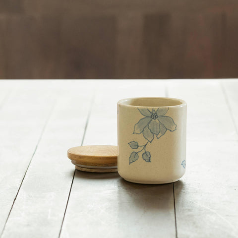 Fiore Ceramic Jar Small - ellementry