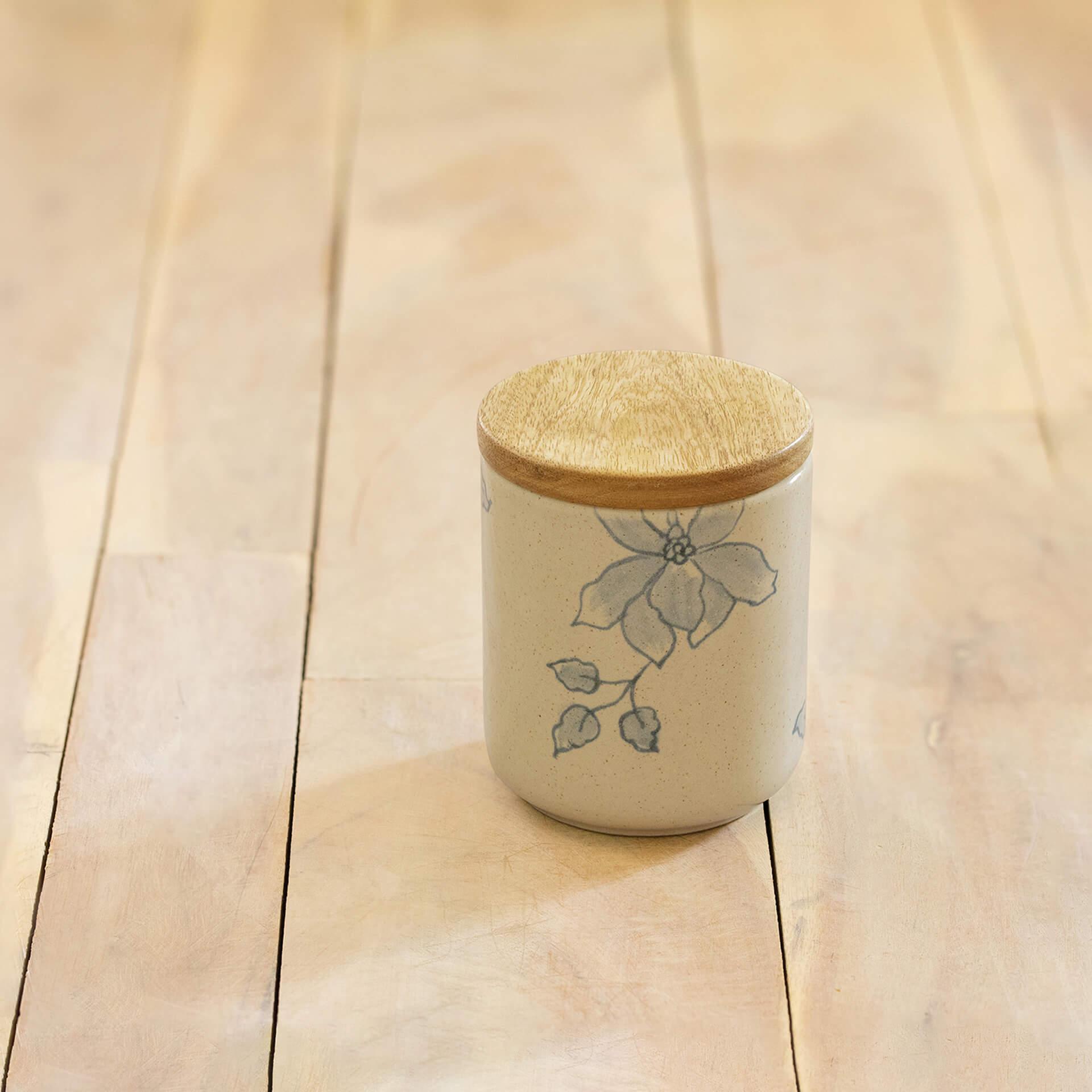 Fiore Ceramic Jar Small