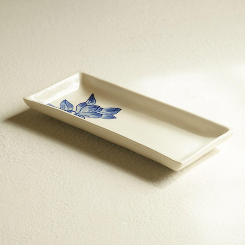 Magnolia ceramic serving platter - ellementry