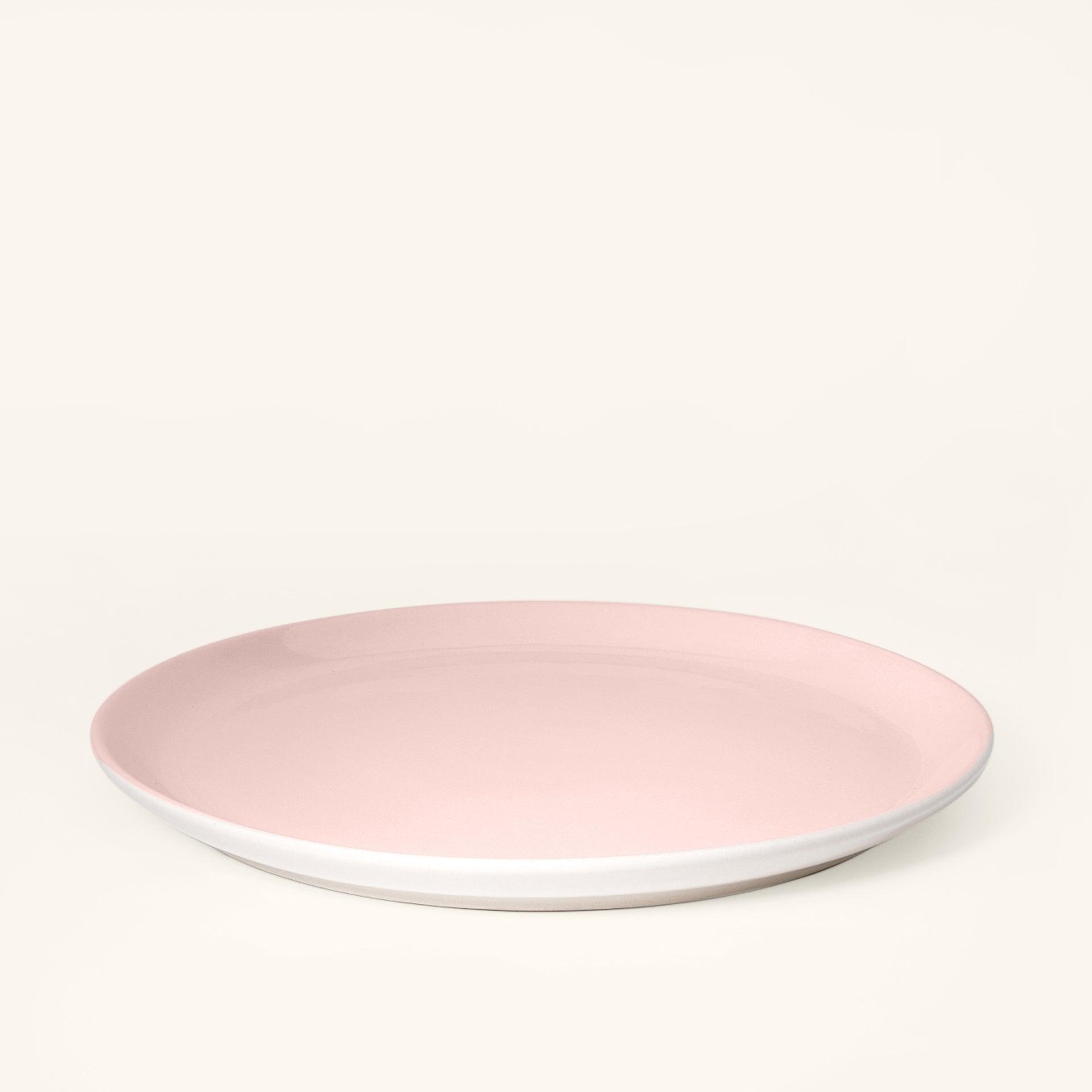peach life ceramic dinner plate
