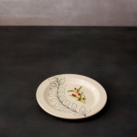 linea ceramic side plate