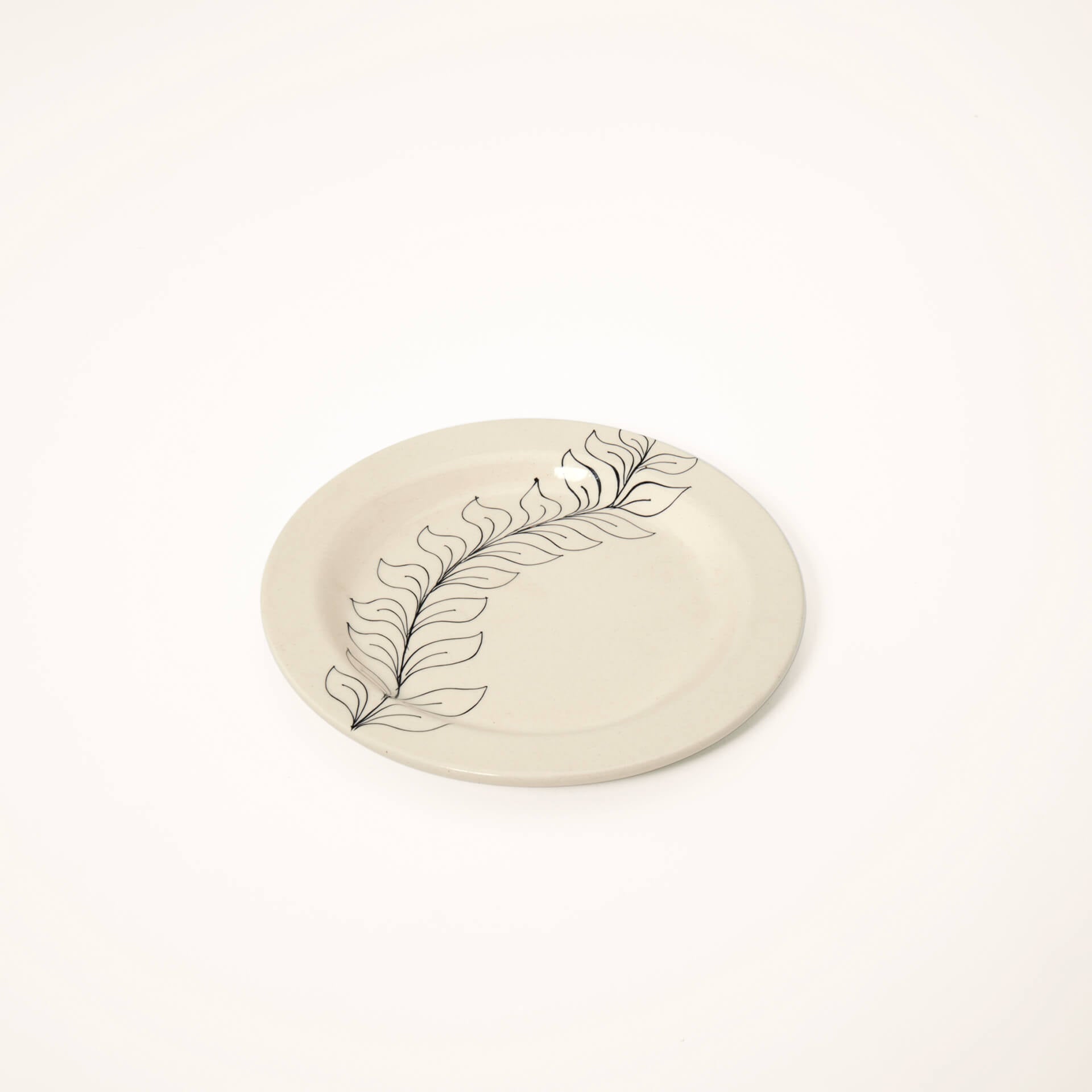 linea ceramic side plate