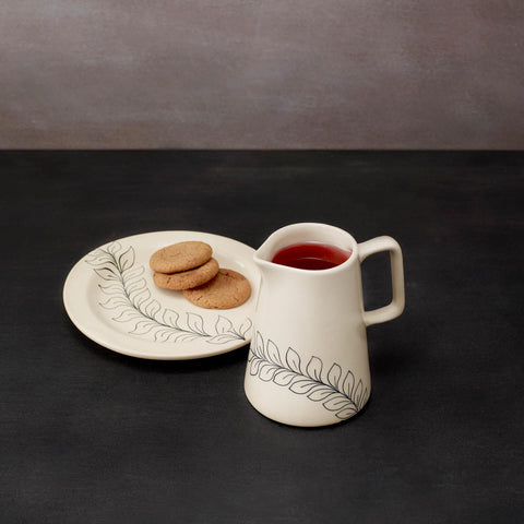 linea ceramic breakfast jug - ellementry