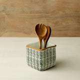 ocean hearts ceramic cutlery stand - ellementry