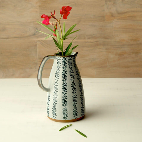 ocean hearts ceramic jug - ellementry