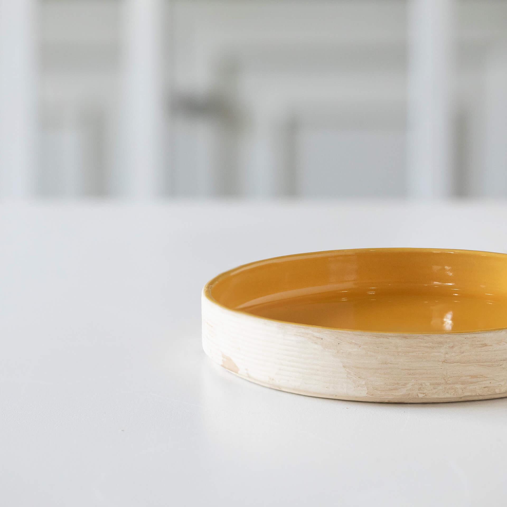 Amber Love Ceramic Pasta Bowl