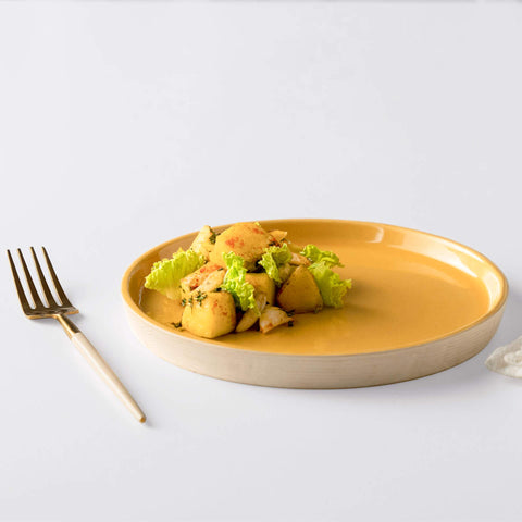 Amber Love Ceramic Side Plate - ellementry