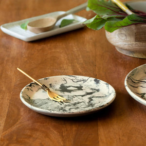 Carbon Ceramic Dessert Plate