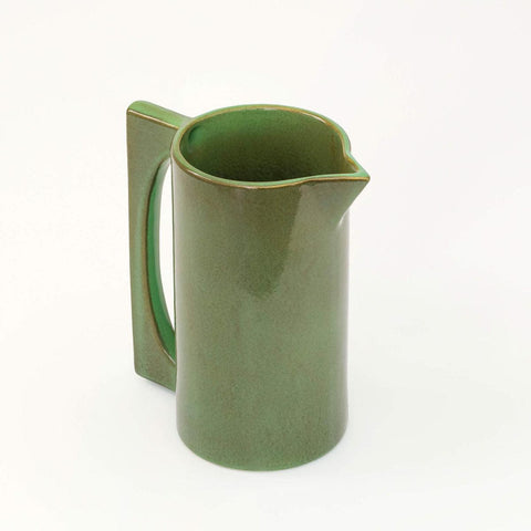 Rustic Sage Ceramic Jug - ellementry