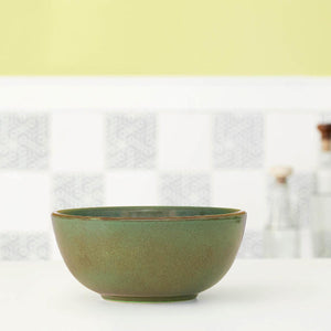 Rustic Sage Ceramic Serving Bowl (Small)