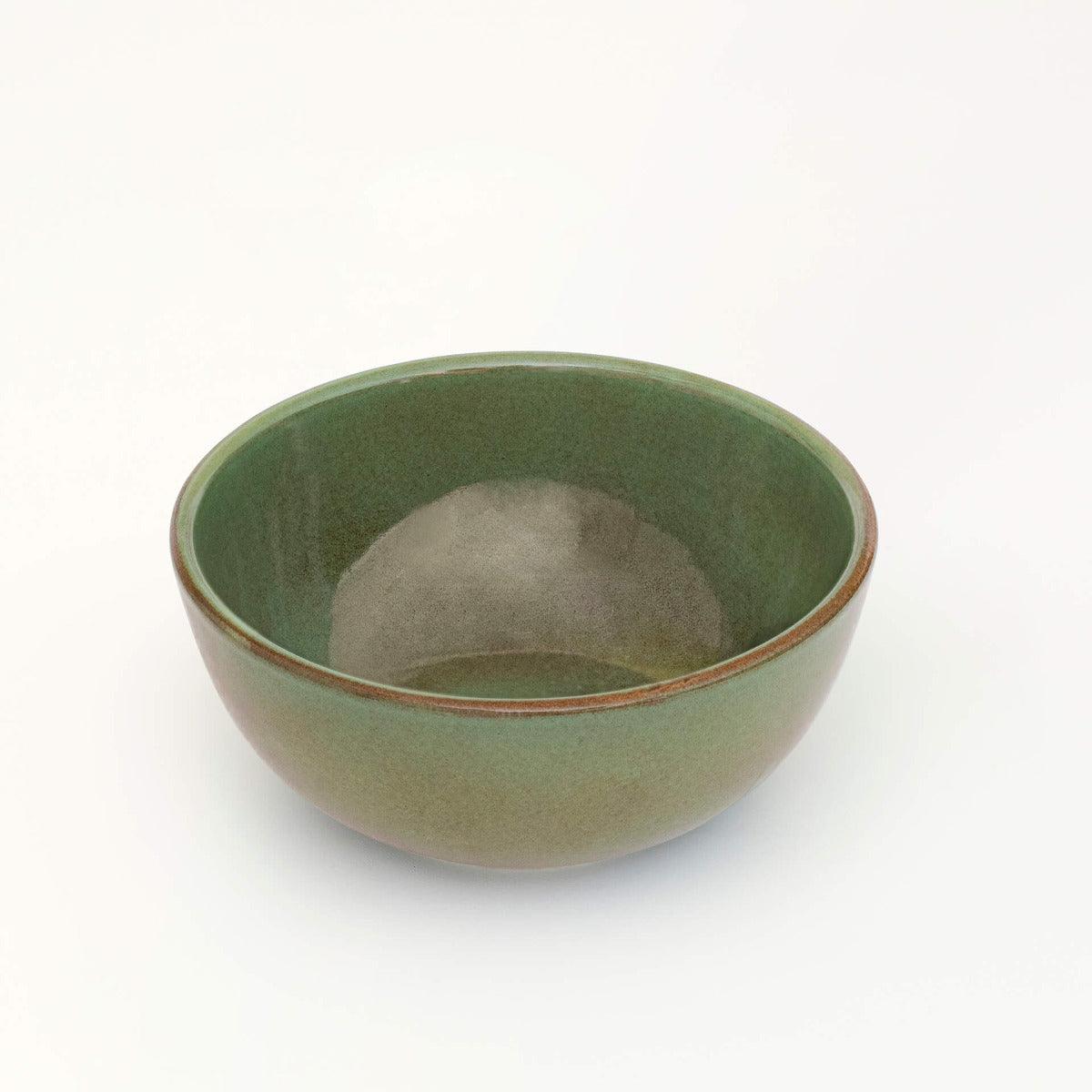 Rustic Sage Ceramic Serving Bowl (Small)