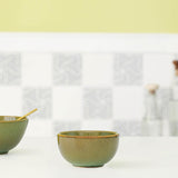 Rustic Sage Ceramic Nut Bowl - ellementry