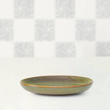 Rustic Sage Ceramic Side Plate - ellementry