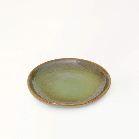 Rustic Sage Ceramic Side Plate - ellementry