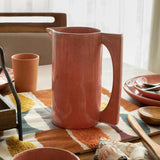 Rustic Reef Ceramic Jug With Wooden Lid - ellementry