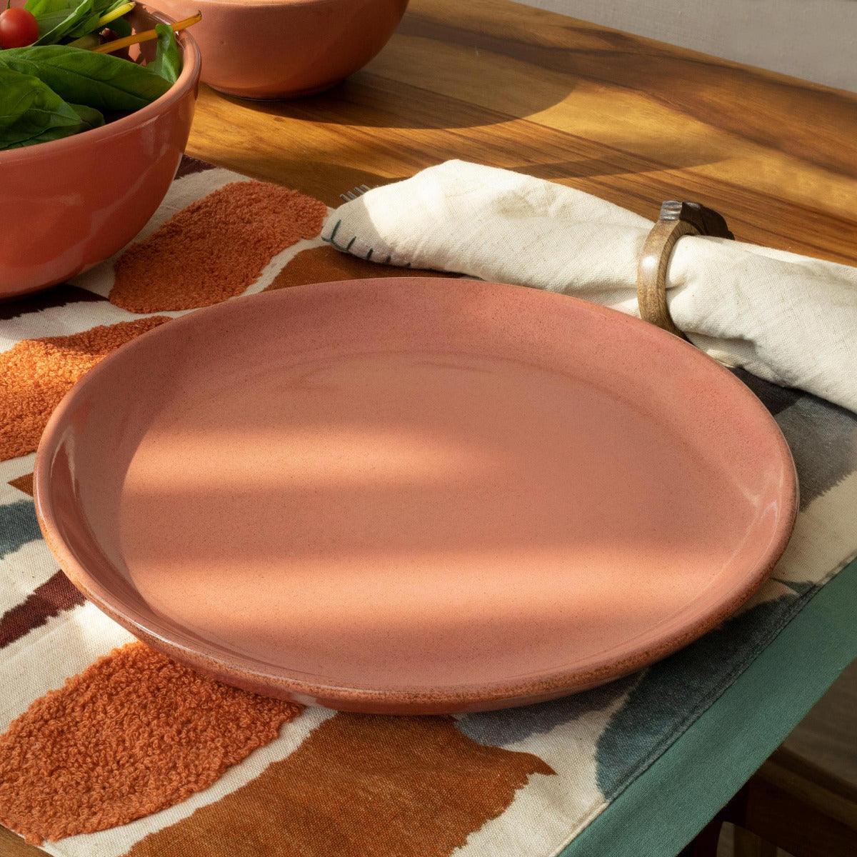 Rustic Reef Ceramic Dinner Plate