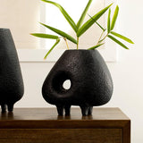 Midnight Terracotta Vase (Short) - ellementry