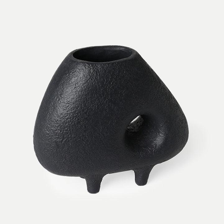 Midnight Terracotta Vase (Short)