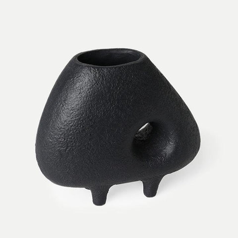 Midnight Terracotta Vase (Short) - ellementry