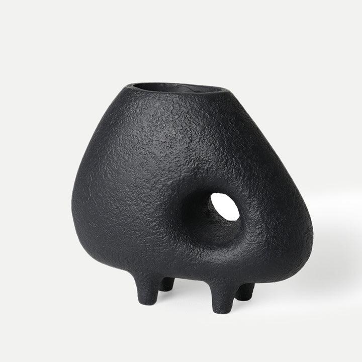 Midnight Terracotta Vase (Short)
