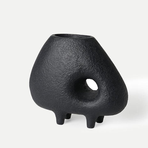 Midnight Terracotta Vase (Short) - ellementry