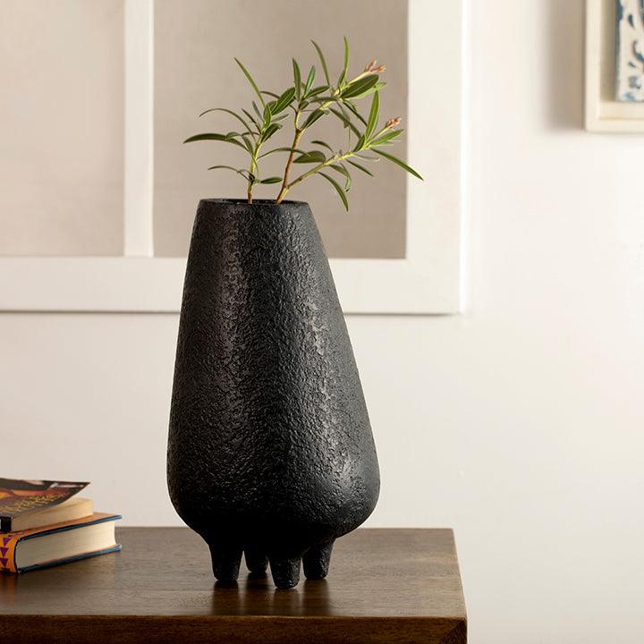 Midnight Terracotta Vase (Tall)