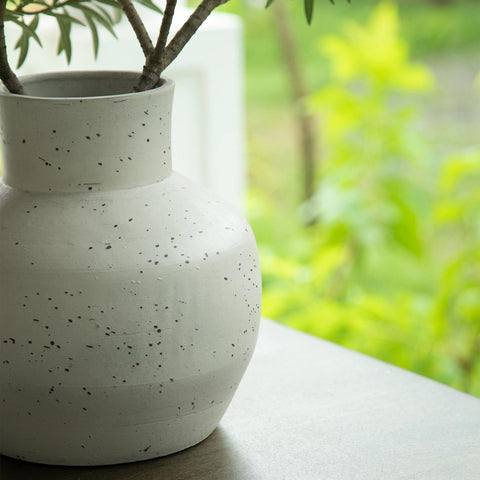 Farmhouse Flair Terracotta Vase - Short - ellementry