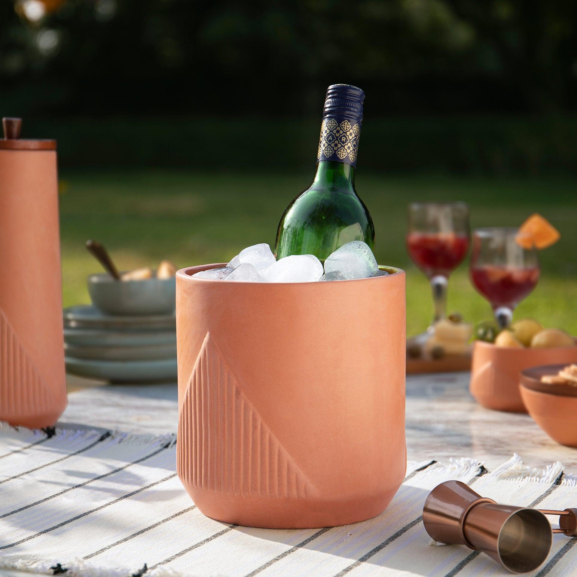 Sienna Terracotta Bottle Cooler