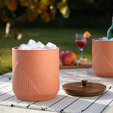 Sienna Terracotta Ice Bucket - ellementry