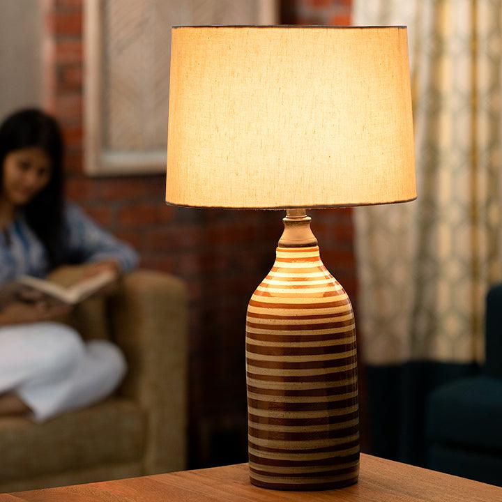 Shades of Grey Terracotta Table Lamp (Tall)