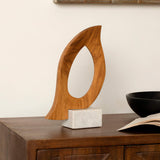 Dove Teak Wood Accent (Large) - ellementry