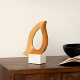 Dove Teak Wood Accent (Small) - ellementry