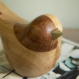 Dovy oak wood decorative bird - ellementry